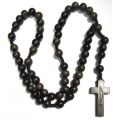 Tiger Ebony Wood Full Rosary 8mm